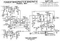 Fender Bandmaster-6G7 - Schematic 